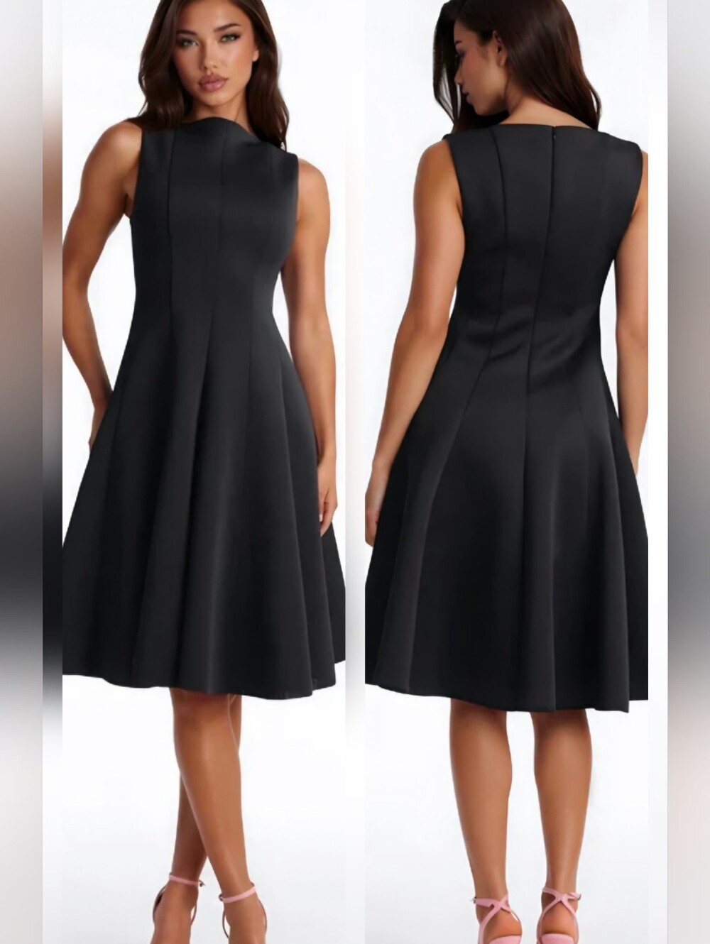 Fashion Nova Sweet Sunday Pleated Mini Dress, Large, Style#KNHD4102401, NWT